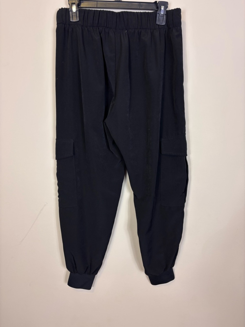 Zara Black Women’s Cargo Jogger Polyester Pants Medium - Picture 2 of 6